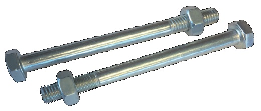Durchgangsschraube EDELSTAHL Durchgangsschraube EDELSTAHL aus Edelstahl Farbe silber