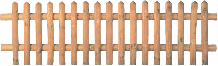 Senkrechtzaun 250 x 60 cm Senkrechtzaun 250 x 60 cm aus Kiefer/Fichte Farbe braun