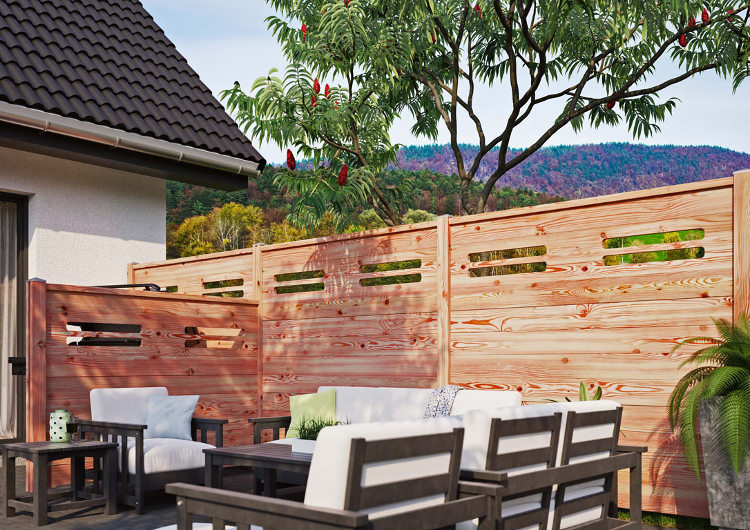 Ambiente mit RIAD-System, Douglasie