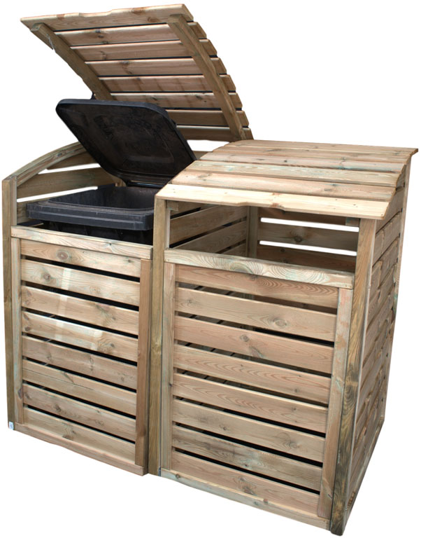 HENRI Mülltonnenabtrennung 4-fach 