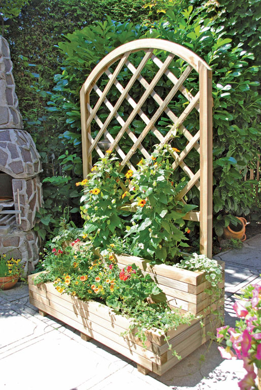 Ambiente mit WILLI Rankgitter