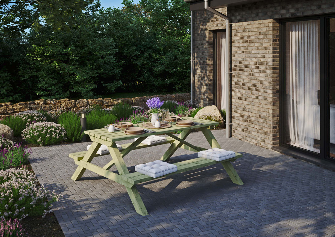 ELLA Picknicktisch rechteckig