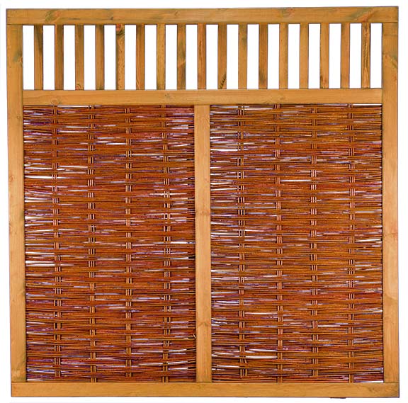 VESUV Weidengeflechtzaun 180 x 180 cm VESUV Weidengeflechtzaun 180 x 180 cm aus Weide Farbe natur