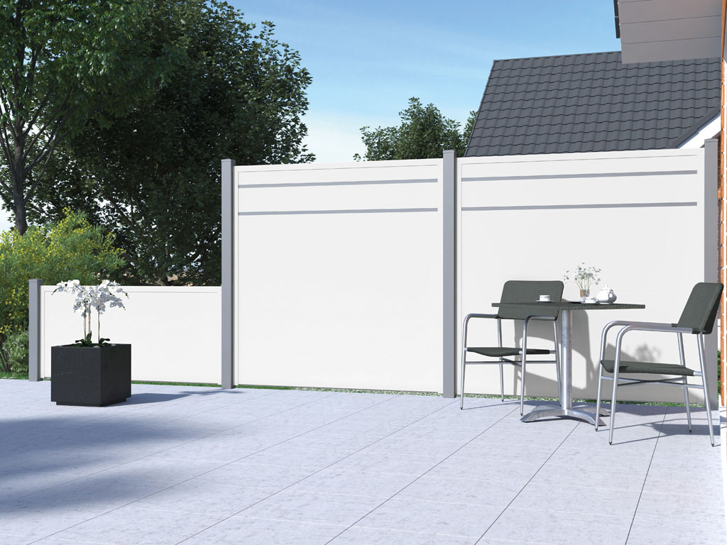 Ambiente mit LIGHTLINE Steckzaunsystem 