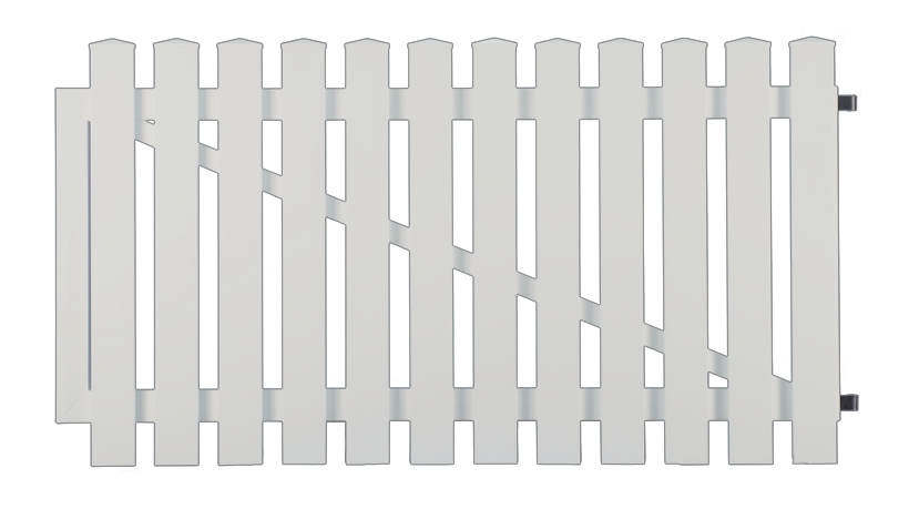 LIGHTLINE KS-Vorgartentor weiß LIGHTLINE KS-Vorgartentor weiß aus Kunststoff Farbe weiß