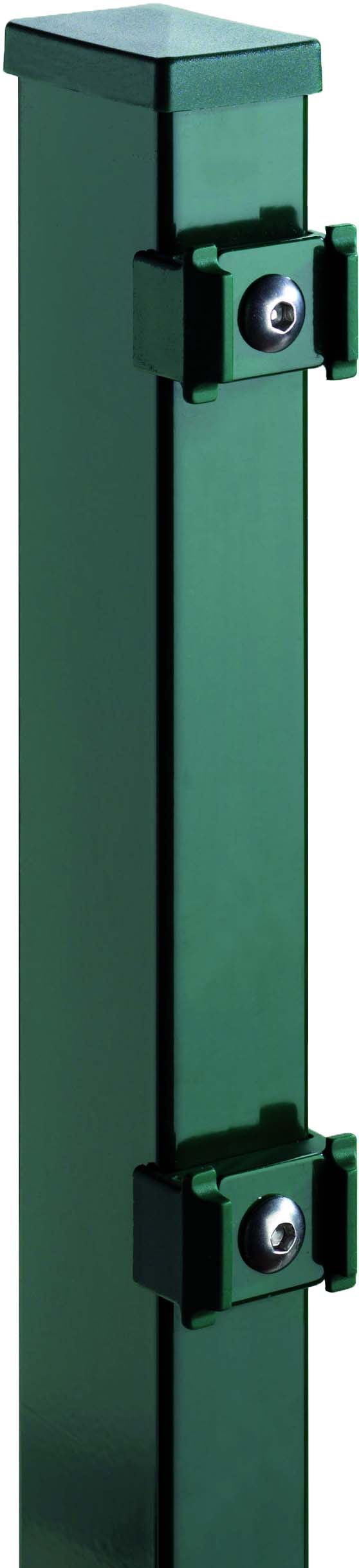 TOM Zaunpfosten RAL 6005 grün TOM Zaunpfosten RAL 6005 grün aus Stahl Farbe grün