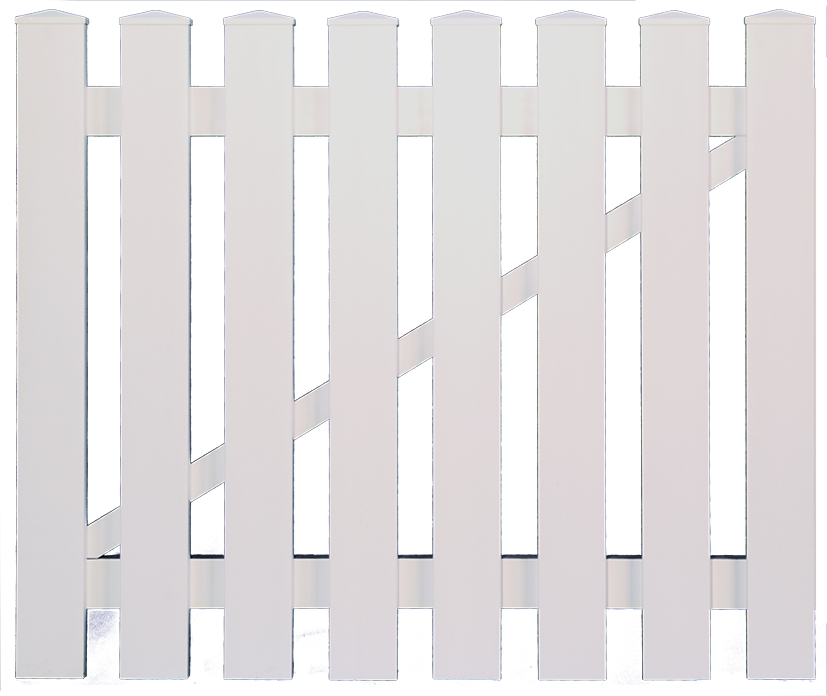 LIGHTLINE KS-Vorgartentor weiß LIGHTLINE KS-Vorgartentor weiß aus Kunststoff Farbe weiß