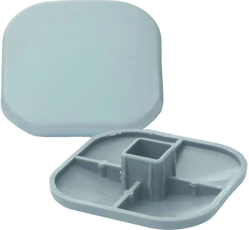 Ambiente mit DALU-Serie, Pfosten Alu-anodisiert,