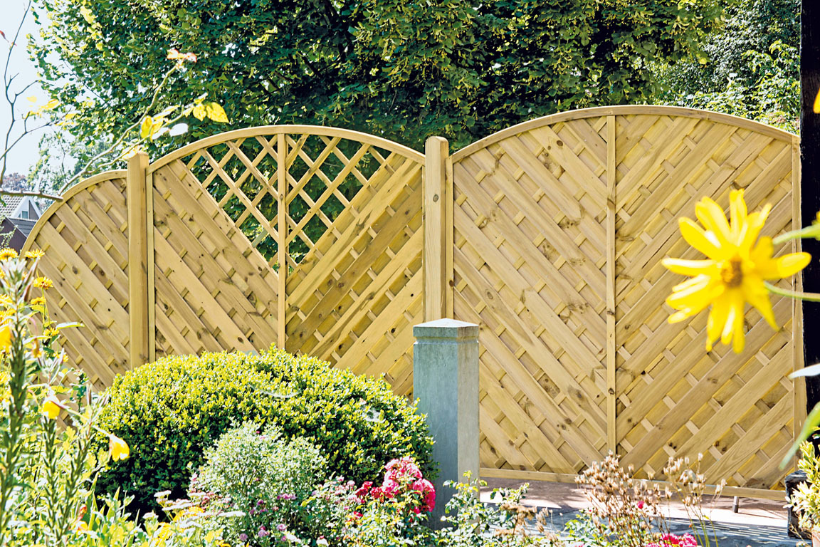 Ambiente mit Maxi-Diagonal-Bogen-Tor-Set 180