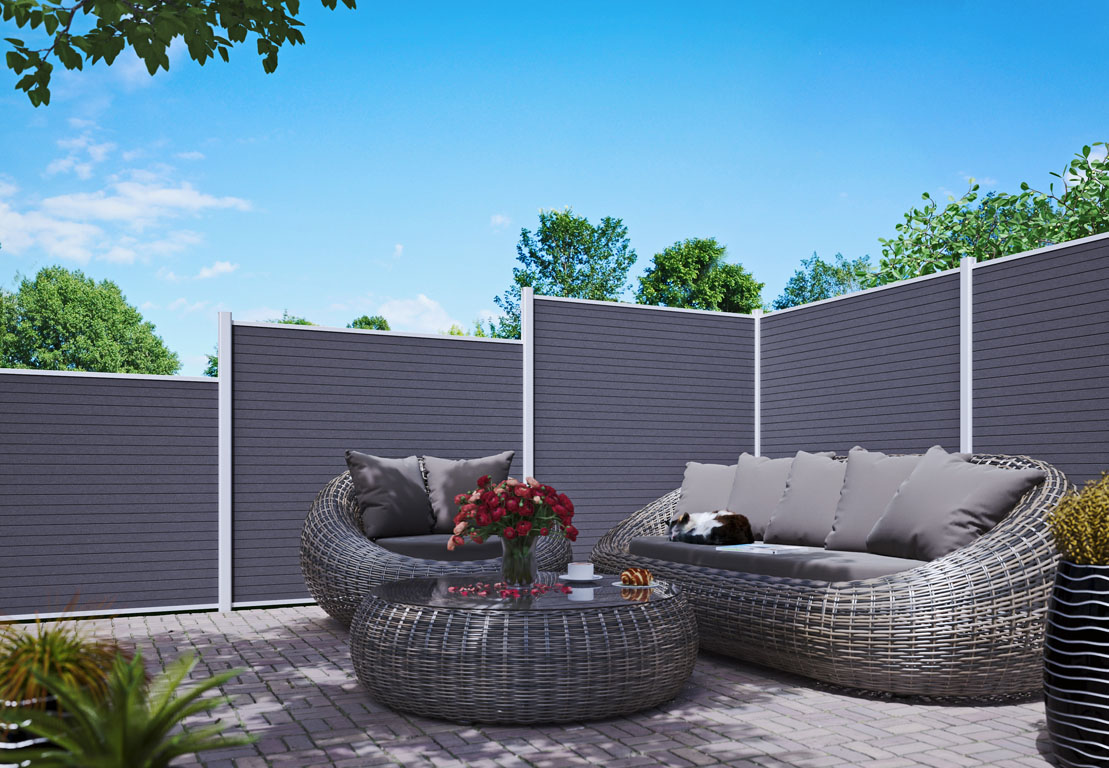 Ambiente mit DALU-Serie, Start- und Abschlußleiste